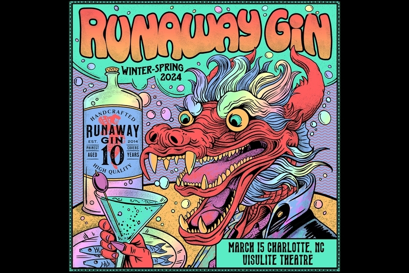 RUNAWAY GIN - A Tribute to Phish - Friday, March 15, 2024 at Visulite Theatre